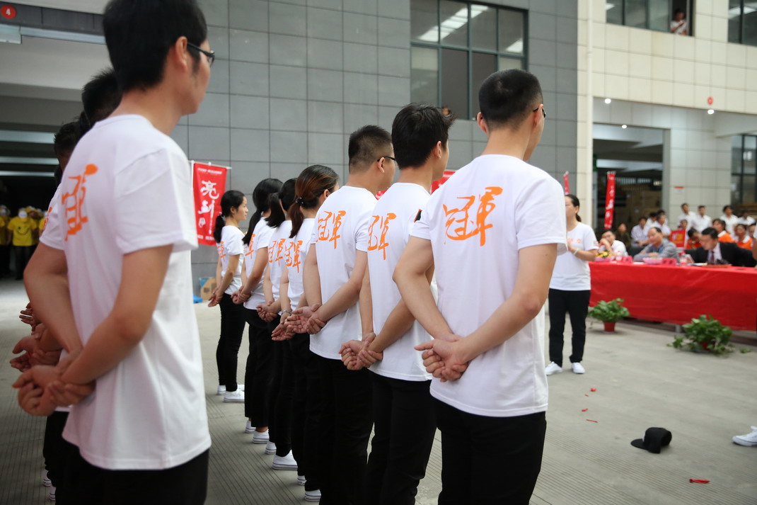 “亮劍，2016”——暨科恩第二屆動力落地晨會PK大賽