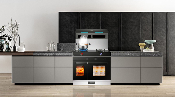 駕馭美食，輕而易舉！科恩S450變頻大吸力蒸烤消一體集成灶喚醒廚房美味