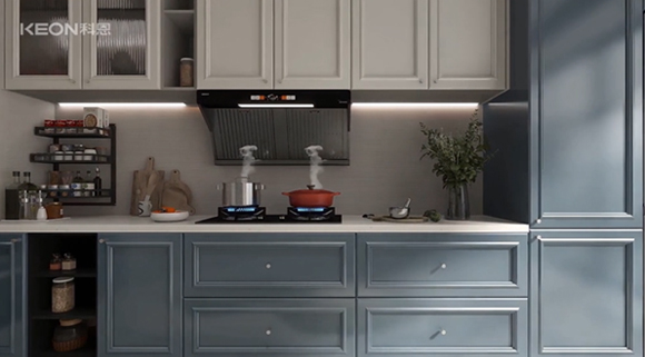 廚房zui潮搭配！科恩6550+KN700金剛防爆灶！